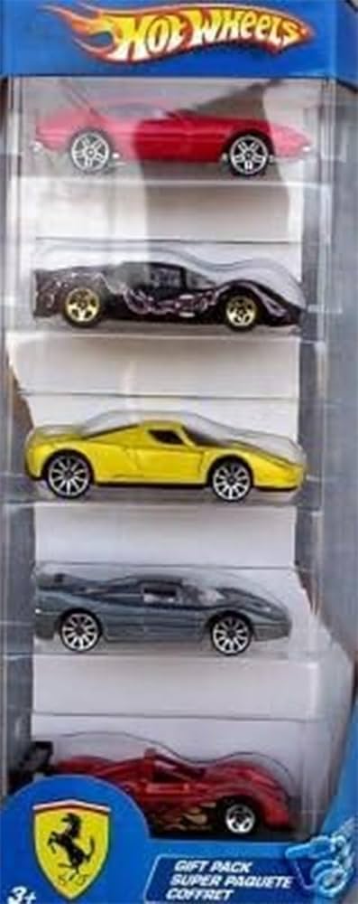 Amazon.com: Mattel Hot Wheels 2004 1:64 Scale Ferrari 5 Pack